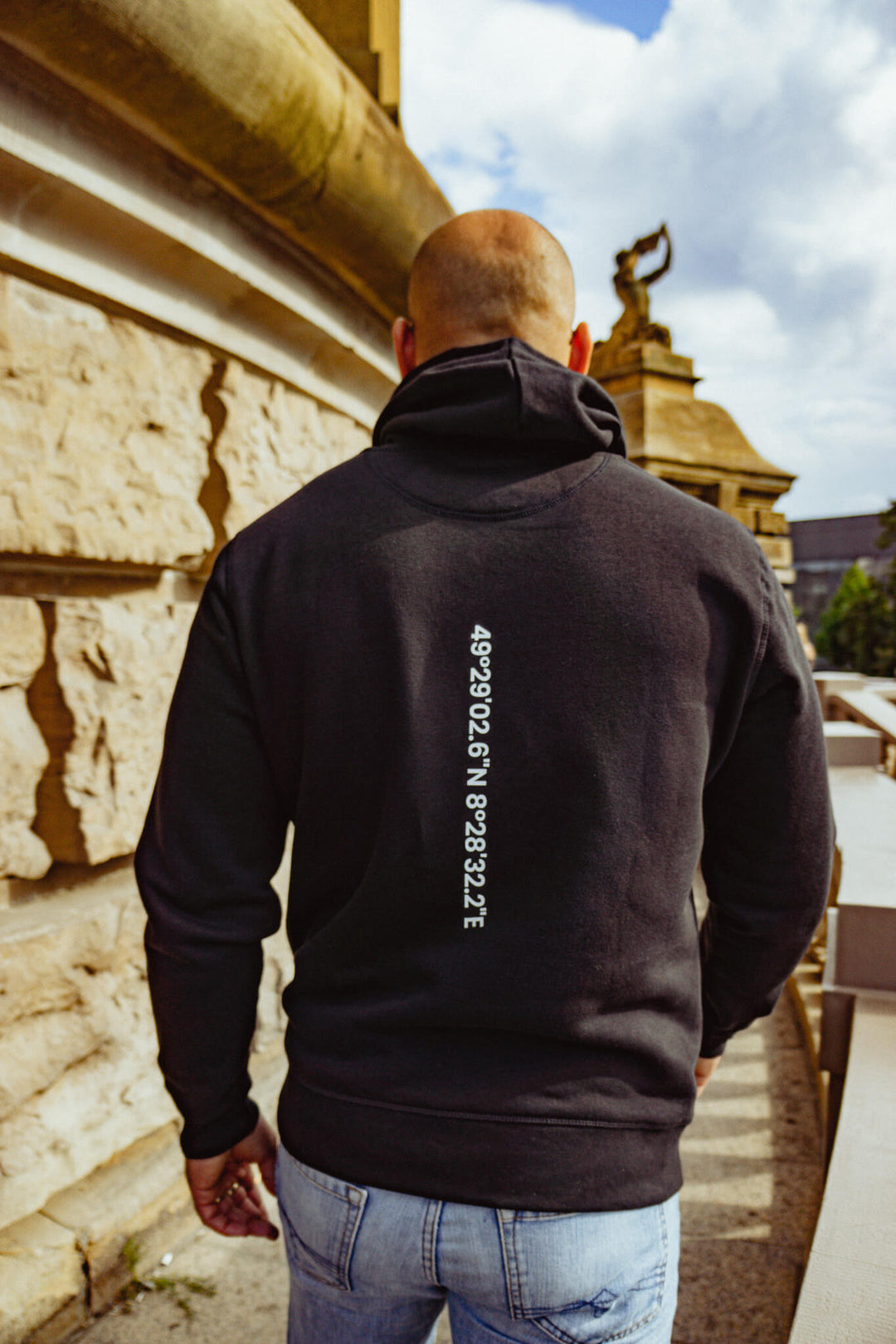 Mannheim Koordinaten Wasserturm Lightweight Hoodie